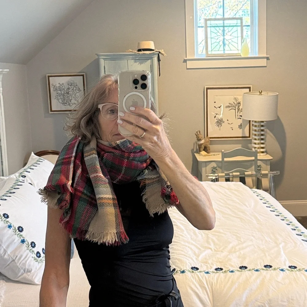 Plaid scarf/stole